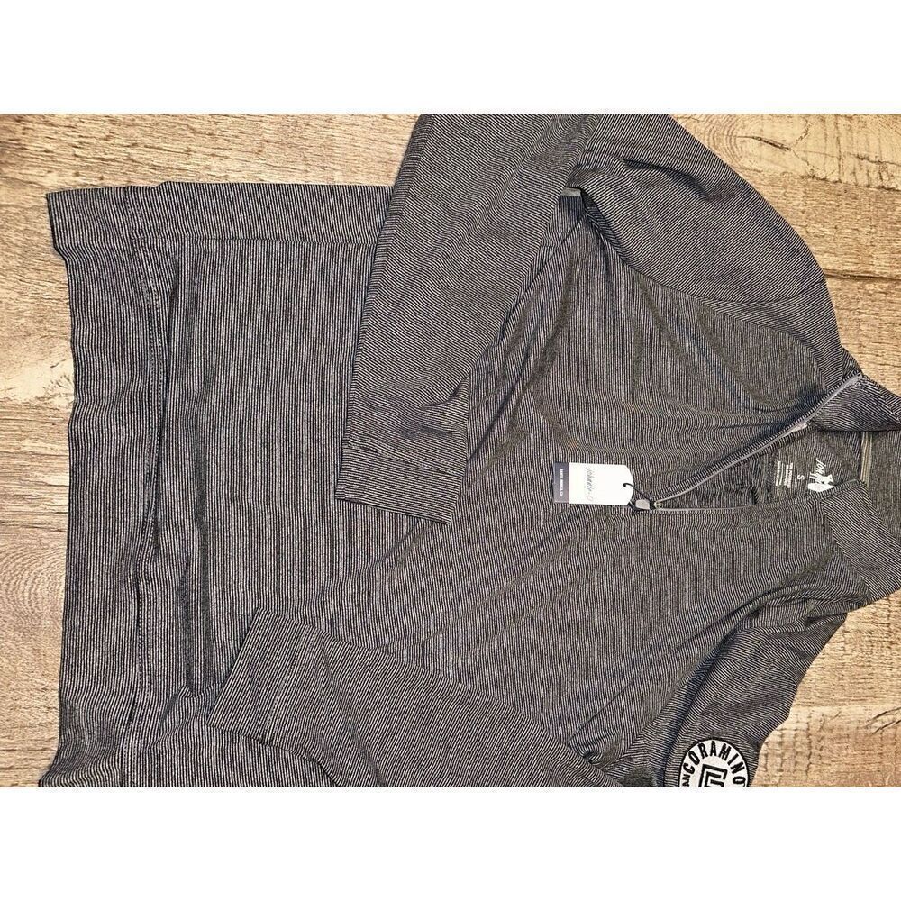 New Johnny long sleeve performance, quarter zip sweater